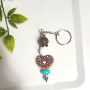 Colorful Donut Keychain